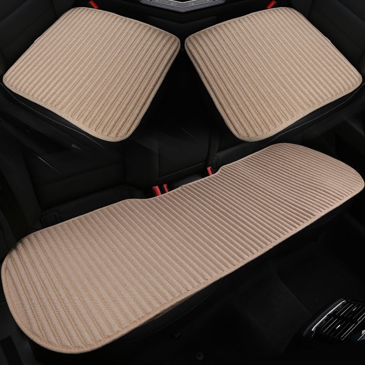 そばの殻の自動車の座布団の1枚の四季は通用します。背もたれのない亜麻の3つのセットは滑り止めがなくて、養生の座布団を縛りません。|undefined