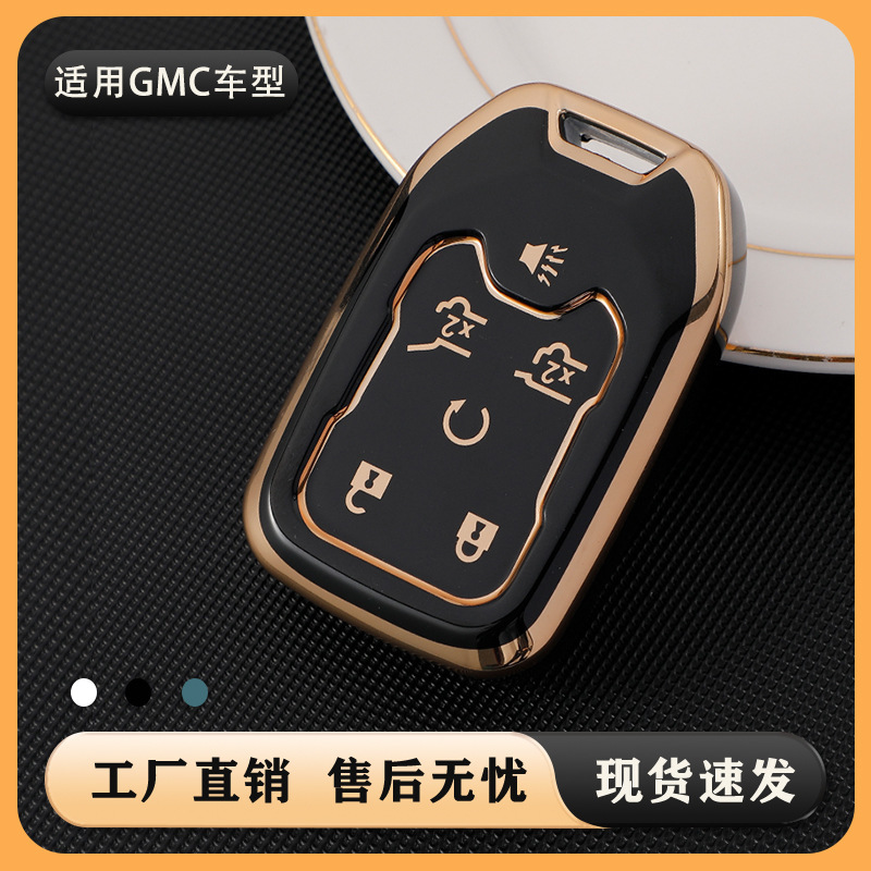 GMCシェフラン車のキーホルダーカバーSilveradoシェルColorad高級ファッションサーブバッグ女性を適用します。|undefined