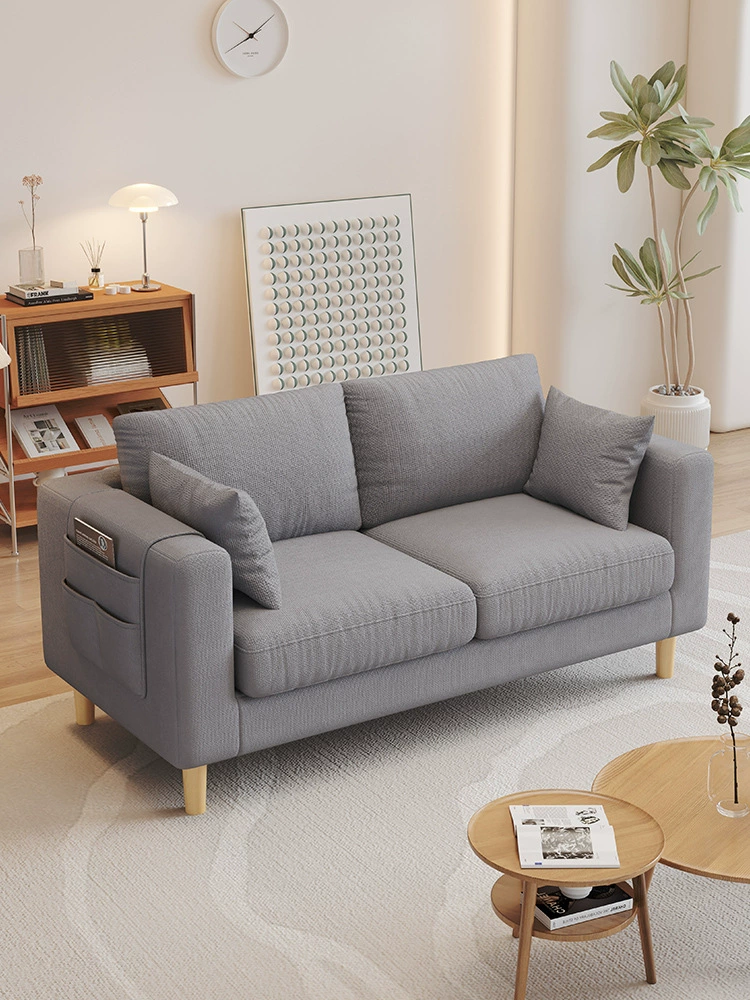 Сдаётся маленький диванчик для спальни, комнаты для пары, небольшого домашнего использования, трёхместная новая двуспальная кровать, простая, в стиле интернет-знаменитостей, одноместная.