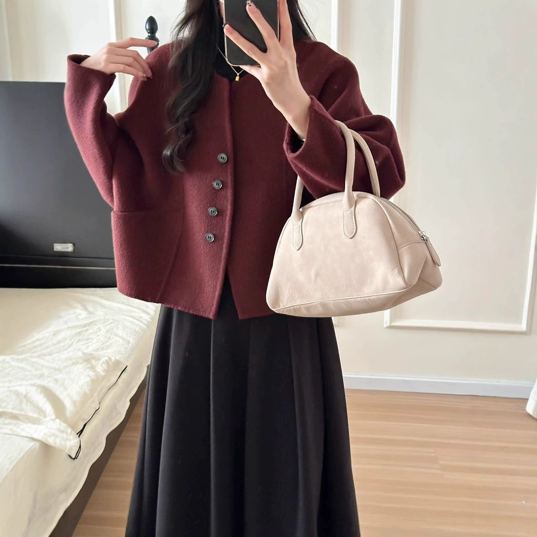 2024 осень и зима сплошной цвет короткий однобортный