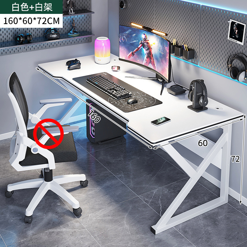Mesa de deportes electrónicos dormitorio popular en línea mesa y silla combinación de dormitorio pequeño hogar escritorio de computadora de escritorio estudio de estudiantes