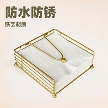 亚马逊方形实木纸巾座创意跨境纸巾架商用自助餐餐厅酒店抽纸架