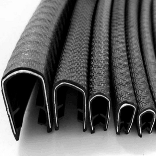 各种机械橡胶密封胶条u型橡胶密封条橡胶包边防护皮条装饰护边条