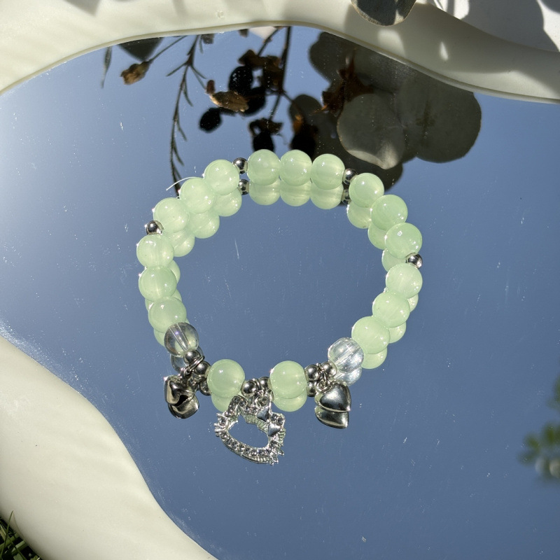 S016-KT 고양이 모조 캣츠아이 팔찌 (라이트그린)#SZ363호