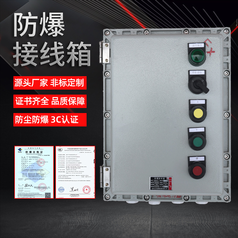 防爆配电箱按钮电机控制箱开关电源接线箱照明检修箱仪表箱空箱壳