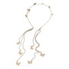 Beads from pearl with butterfly, design headband with tassels, fashionable hairpins, hair accessory, simple and elegant design, trend of season, European style