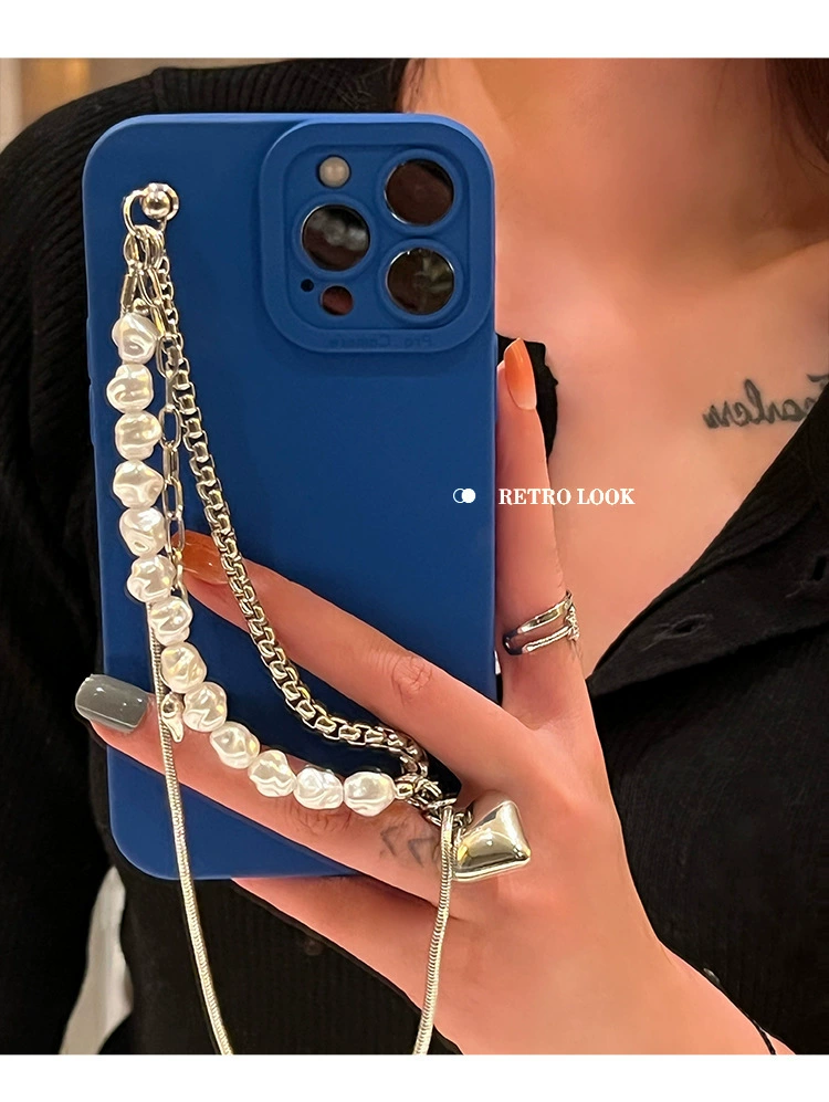 Яблоко, цепь из жемчуга, чехол для телефона, совместим с iPhone 13, iphone, 13promax