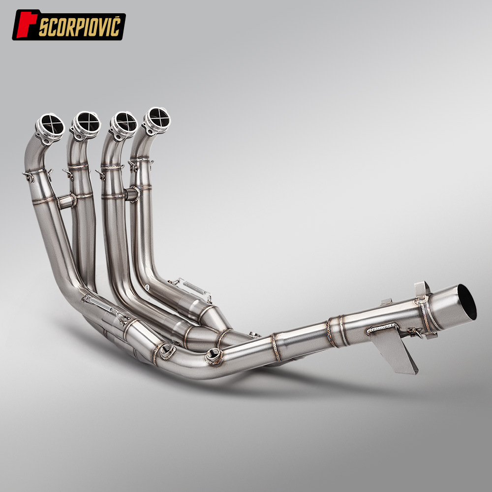 Motorcycle Exhaust Pipe Suitable for S1000Xr Stainless Steel Front Section Original Interface 2020-2026