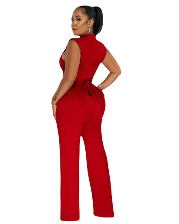 Women's Daily Beach Date Vacation Solid Color Jumpsuits display picture 17