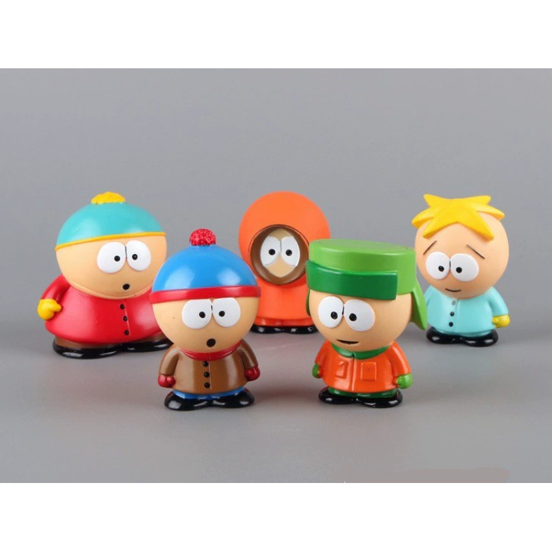 Фигурки (South Park) набор из 5 шт., ≈6 см, пластиковые, в коробке/в пакете OPP
