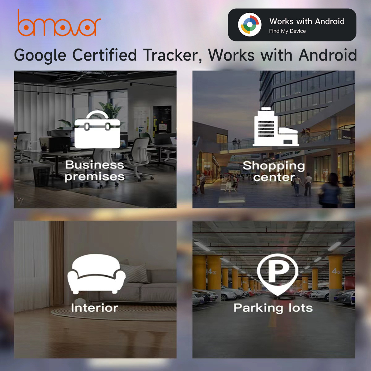 Card Anti-Lost Device Locator Google Find Wireless Charging Only Supports Overseas Version Android Source Factory_voghion.com