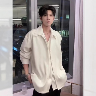 Casual Shirt Loose Slimming Long-sleeved Classic White Shirt Women's Spring and Autumn 2025 New High-end Niche Top