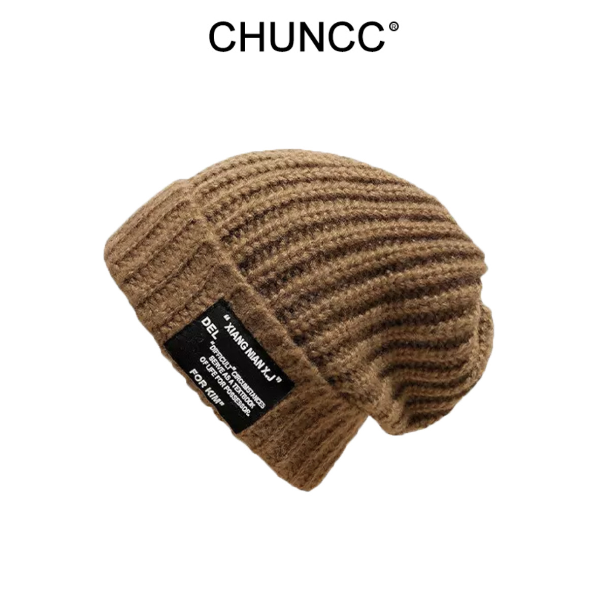 帽子の男性の冬の大きい頭の周りのニットの帽子の男性の保温の毛糸の帽子の潮の冬の山の帽子の男性の冷たい帽子の綿の帽子