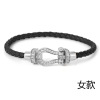 Trend bracelet, European style, micro incrustation, three colors, wholesale