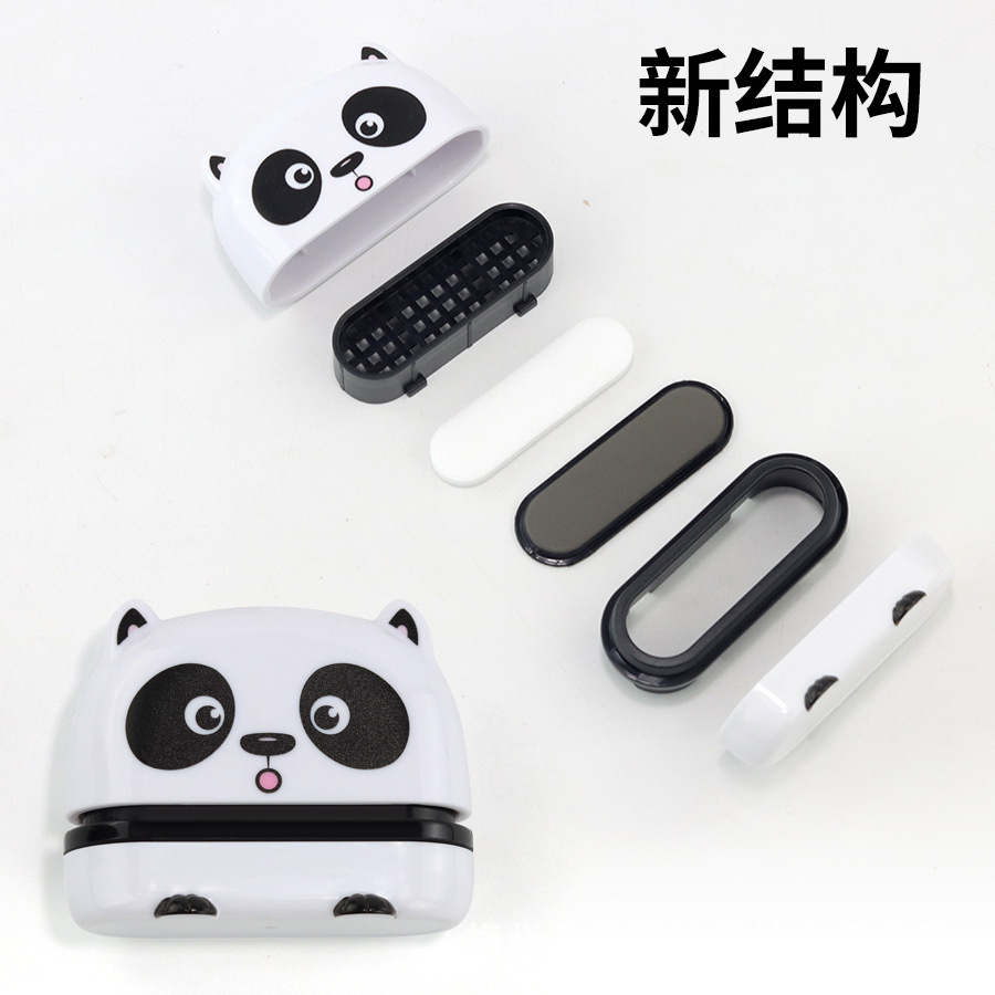 Sello infantil de dibujos animados con tinta fotosensible, diseño de animales, ideal para ropa o material escolar, venta al por mayor