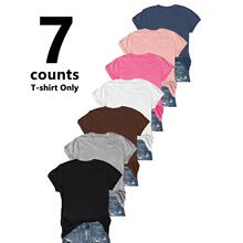E 76332 Plain Color Blank T Shirt ��ɫ�հ�T�� �羳ŷ��
