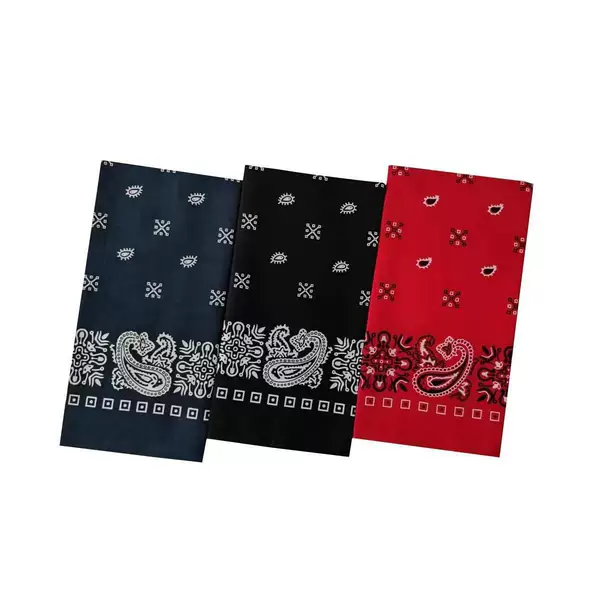 Cotton Bandana Outdoor Versatile Square Scarf Headscarf Casual Hip-Hop Hip-Hop Dress up Headscarf Face Towel