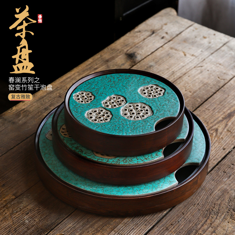 Chunlan бамбуковая чайная тарелка Sheng керамическая панель меламин шасси