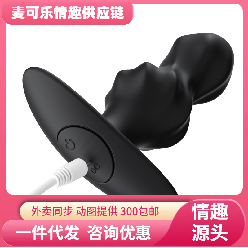 Plug anal inalámbrico, pequeño programa de tornillo de silicona, plug anal, juguetes para adultos, artículos sexuales, masturbadores image 2