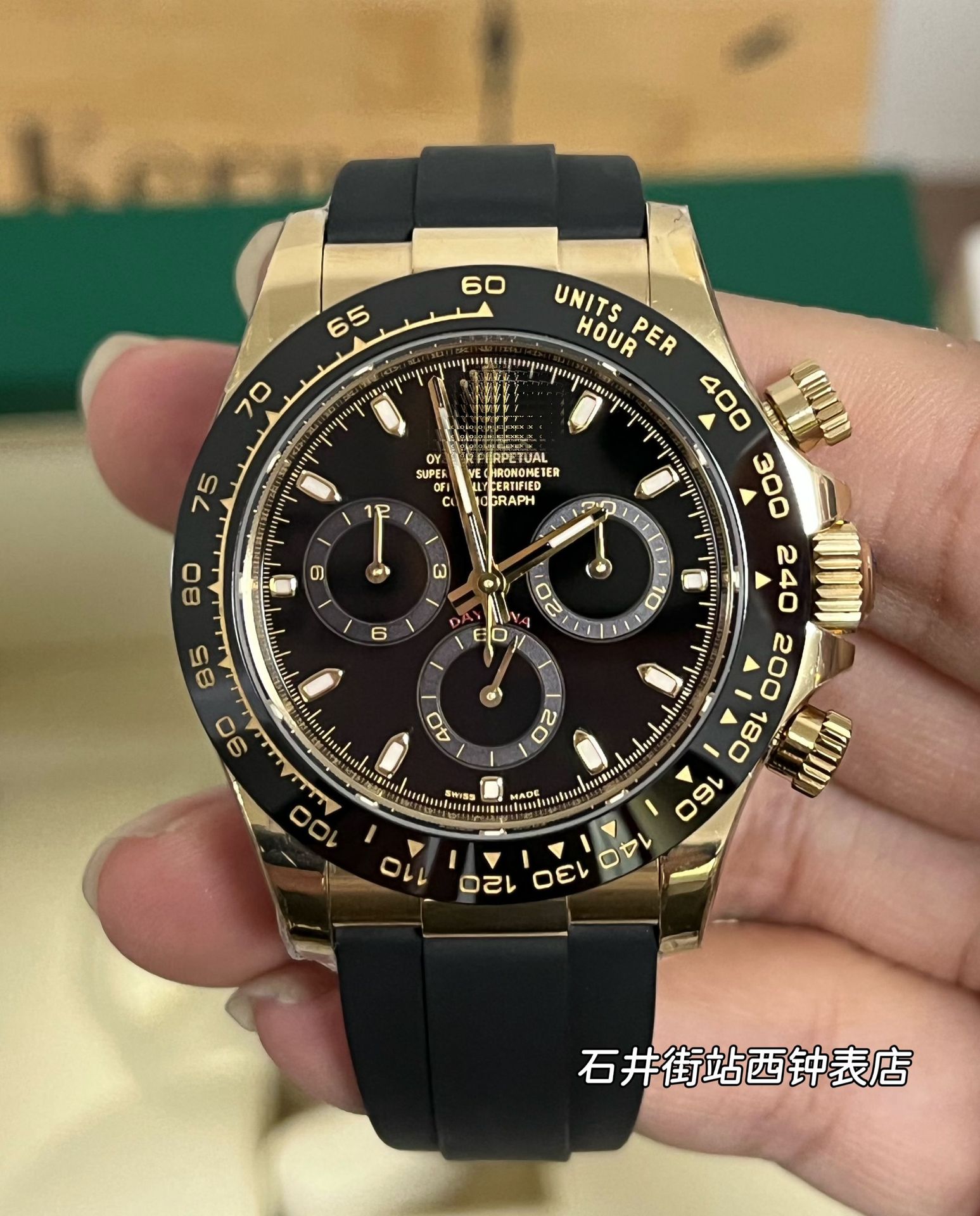 Fábrica limpia nueva DiTona multifuncional Hielo Landi4131 Panda Di cronógrafo mecánico para hombres estación independiente