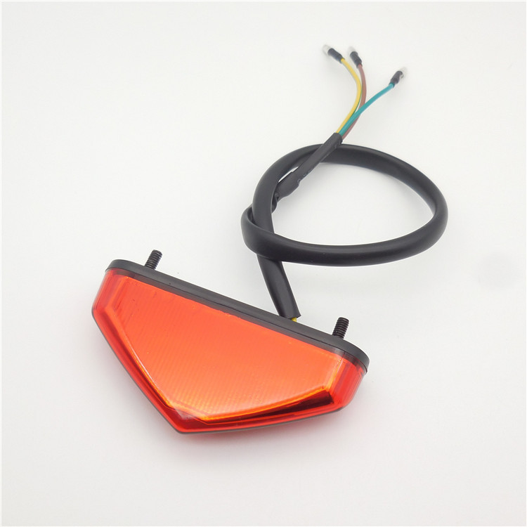 CH-2041B electric scooter modified LED rear tail light scooter triangle brake light motorcycle tail light