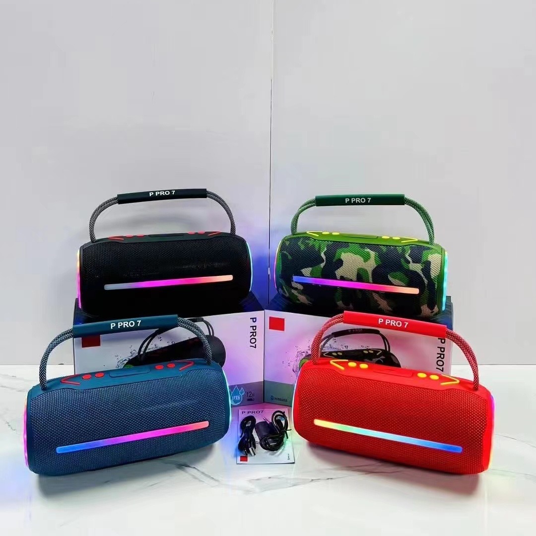 Rugged Outdoor Bluetooth Speaker - Waterproof IPX6, 20W Dual Speakers, 2000-4000mAh Battery, 10-Meter Range, Multiple Colors_voghion.com