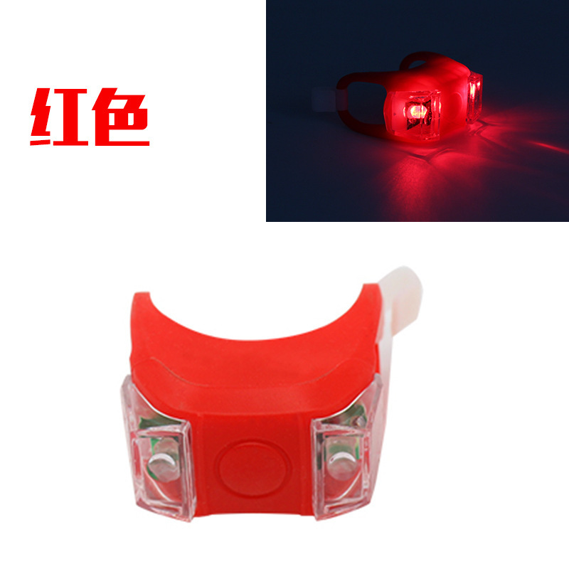 Luz de bicicleta para niños Rana Luz de equilibrio luz de advertencia de scooter luz decorativa luz nocturna luz intermitente luz trasera de bicicleta