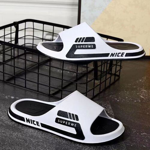 Trendy Fashion Men's Slippers 2024 New Home Interior Anti-Slip Bathroom Cooling Slippers for Men Summer Outdoor Wear