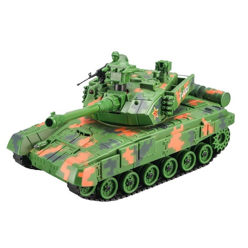New Product T90 Water Bullet Remote Control Tank Track Launch Wholesale 99 Model Four-Wheel Drive Off-Road Climbing Children's Toy for Boys