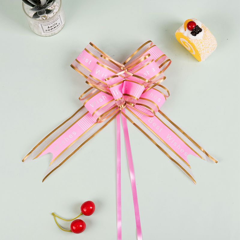 Nuevo hilo de nieve Carta Grande propuesta confesión estilo Garland boda decoración del coche embalaje regalo arco mano Garland