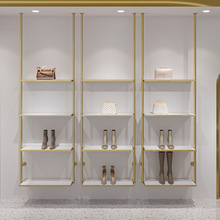 鞋店鞋包架服装店专用鞋子展示架吊顶多层置物货架铁艺包包陈列架