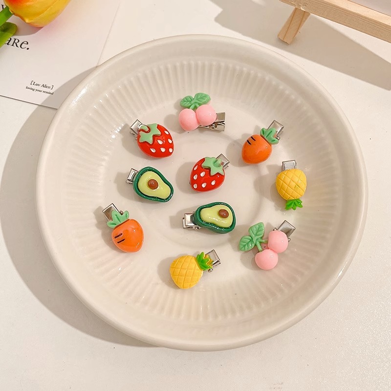 夏季儿童毛绒发卡侧边夹小香风头饰女童不伤发高级感可爱发夹|undefined