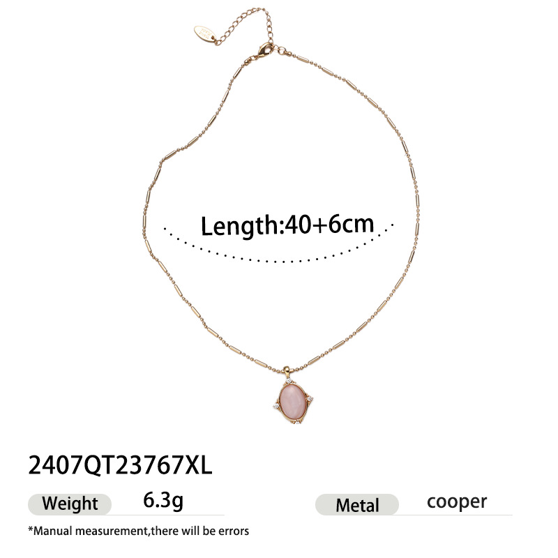 Europa y América estilo retro de alta calidad collar de cuentas de conchas exquisitas colgante de piedra superpuesto nuevo estilo