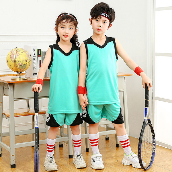 Children's basketball uniform for training