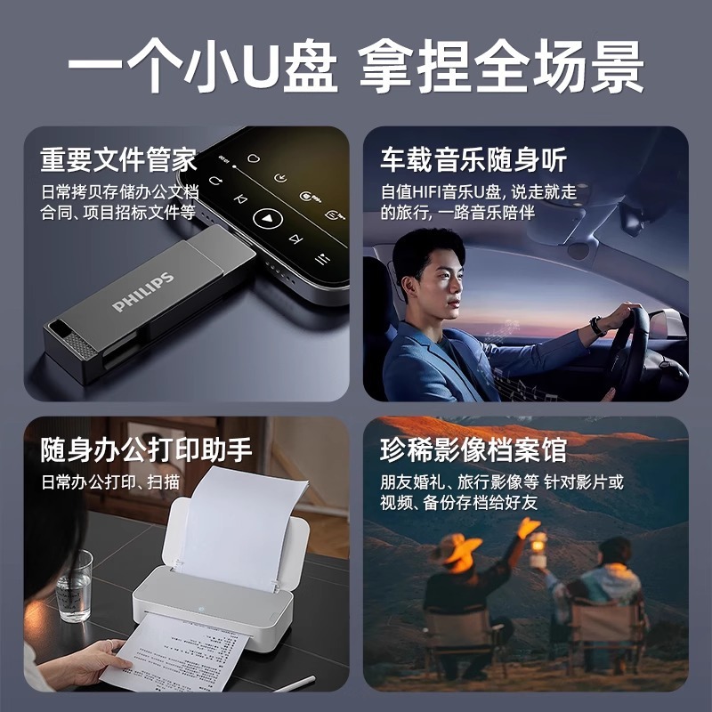 フィリップス携帯電話 USB フラッシュ ドライブ 61ut-m コンピュータ携帯電話 type-c デュアル インターフェイス金属素材オフィス高速 USB フラッシュ ドライブ|undefined