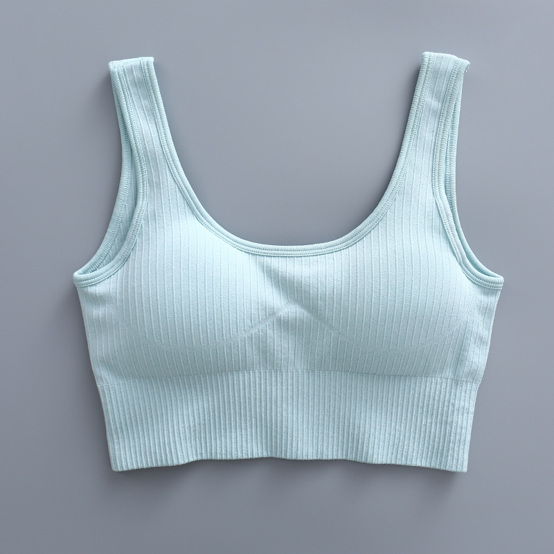 Stram yoga buks vest sport fitness dragt top langærmet sømløs yoga dragt til kvinder_voghion.com