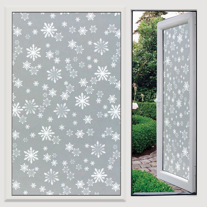 Frosted Glass Stickers Translucent Opaque Anti-Privacy Window Film Bathroom Bathroom Balcony Sliding Door Stickers