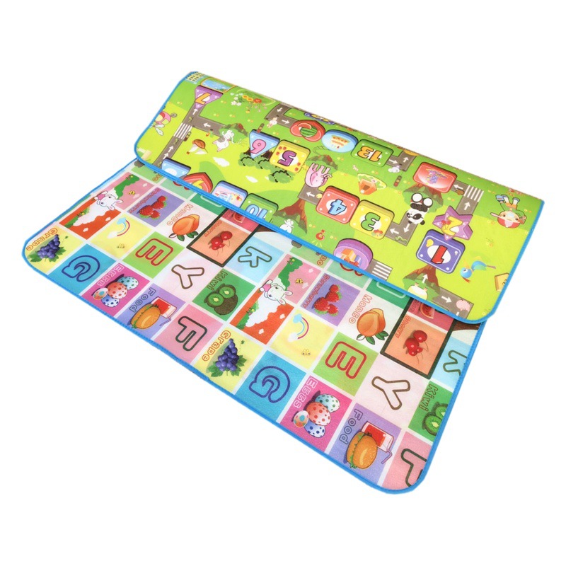 Bebé gateando estera engrosada plegable de los niños del hogar no tóxico inodoro estera de espuma bebé gateando Mat dormitorio