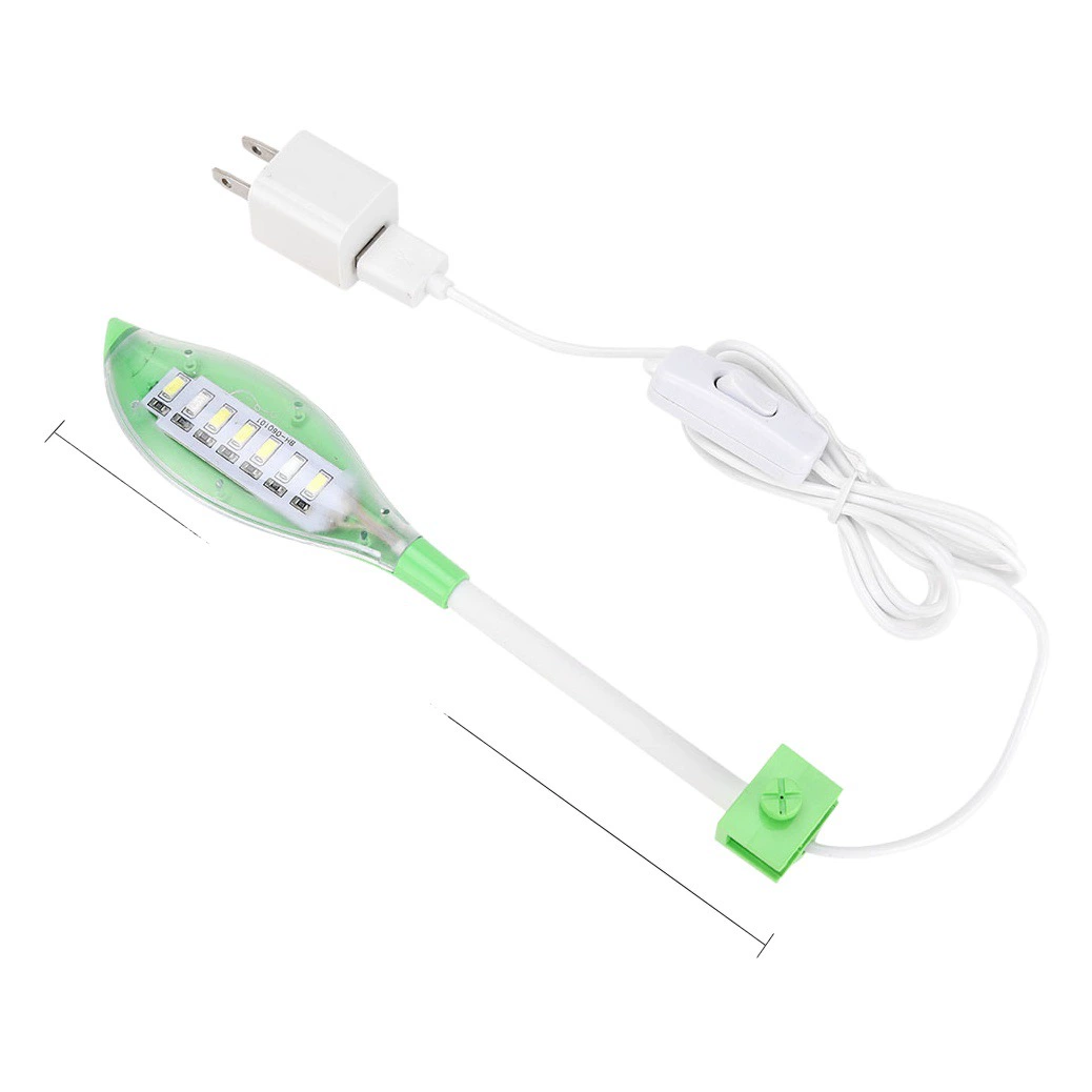 Трансграничный светодиодный аквариум аквариум лампа USB водная трава освещение освещает светодиодный аквариум лампа 360 ° Регулируемый аквариумный свет