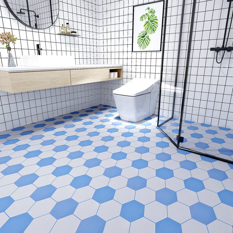 Pegatinas de suelo impermeables para inodoros, renovaciones de suelo para inodoros, pegatinas de baldosas de cerámica transformadas, pegatinas de piso engrosadas, autoadhesivas y antideslizantes