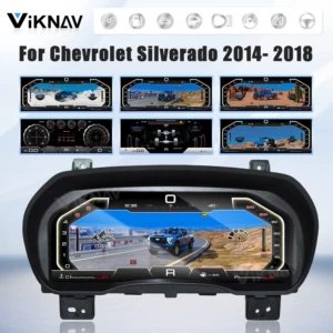 Suitable for Chevrolet Silverado GMC SIERRA14-18 models 13inch HD LCD instrument modification
