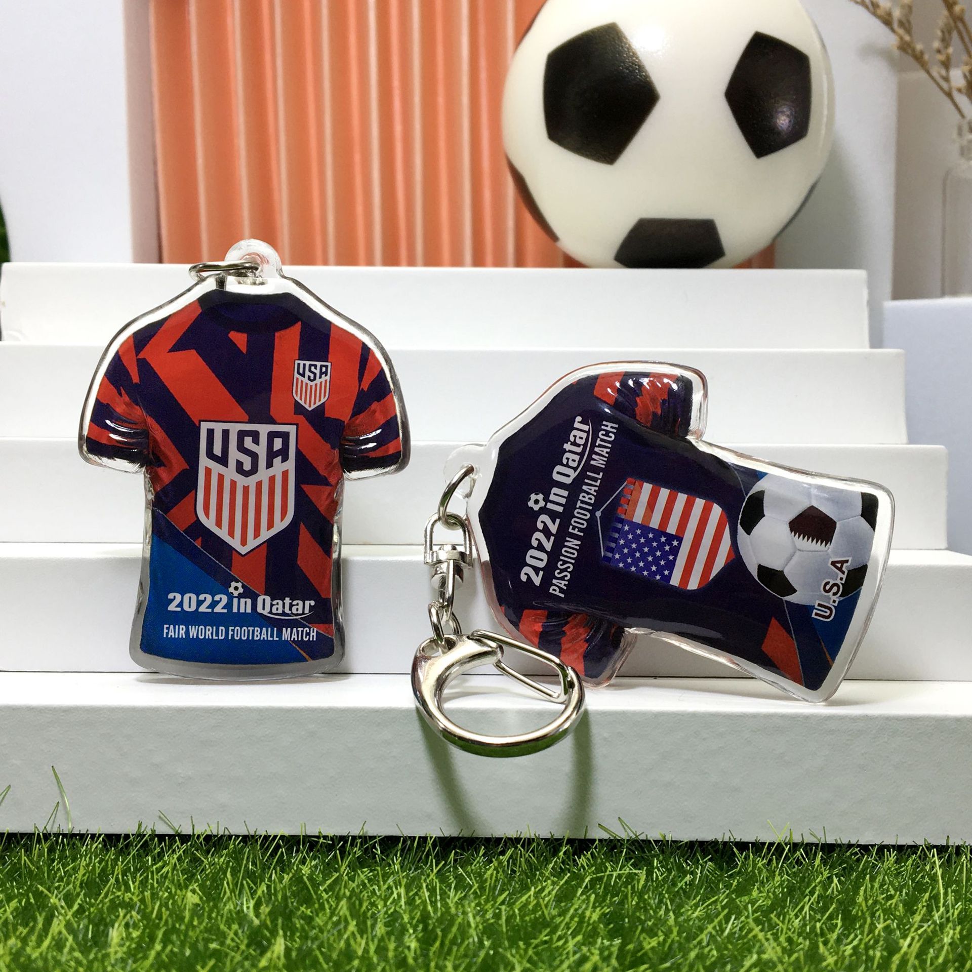 美国队-队徽+旗帜+足球