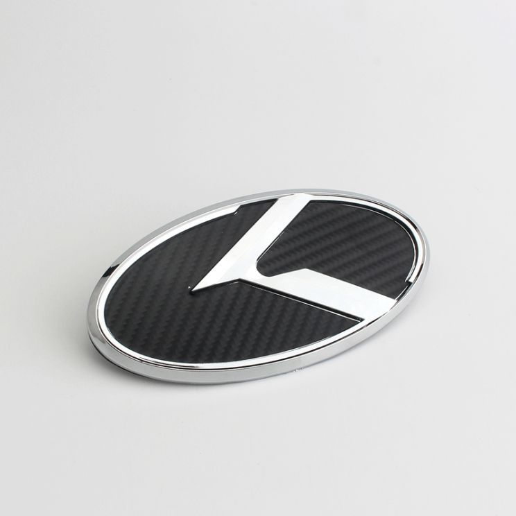 Suitable for Kia K5 modification with herringbone logo, front and rear K logo modification, car emblem, K grille emblem, and rear emblem