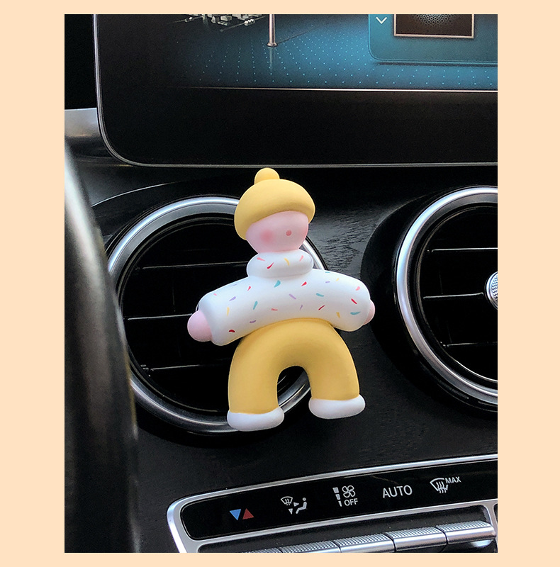 2025 New Villain Car Aromatherapy Car Perfume Air Vent Decoration Diffusing Stone Car Interior Ornament for Women