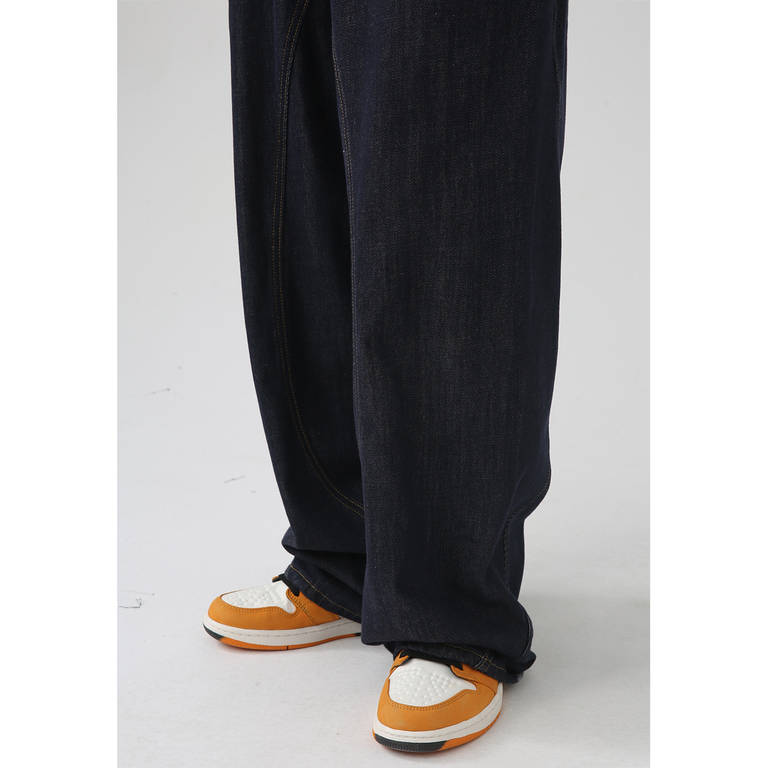 Mtlclothes ropa de Hombre | 2022 otoño nuevo estilo coreano suelta recta personalizada lavado casual Jeans para hombres