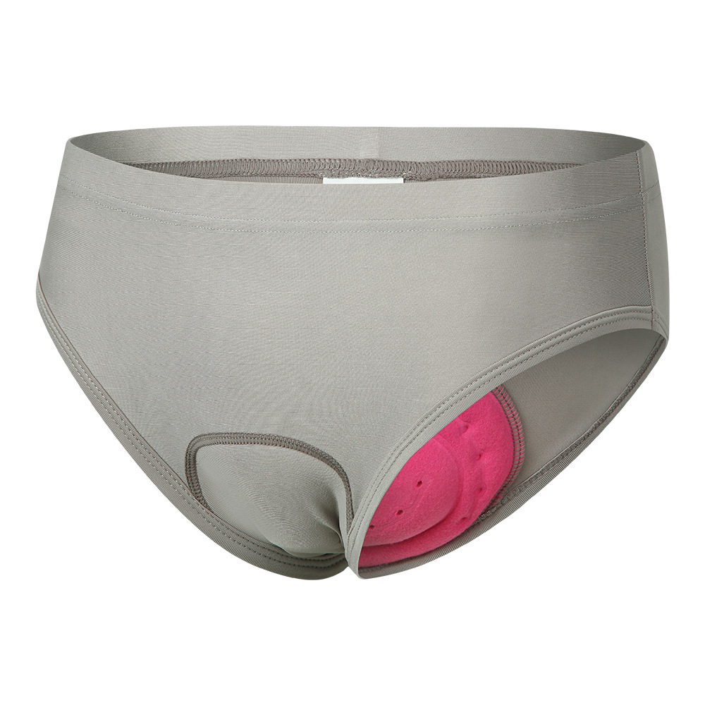 WOSAWE suministro transfronterizo de ropa interior deportiva de Ciclismo de mujer 3D engrosada cojín de silicona triángulo ropa interior ligera de secado rápido