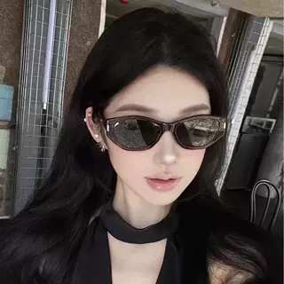 可可镜豹纹猫眼墨镜女款2025新款高级感太阳眼镜防紫外线潮