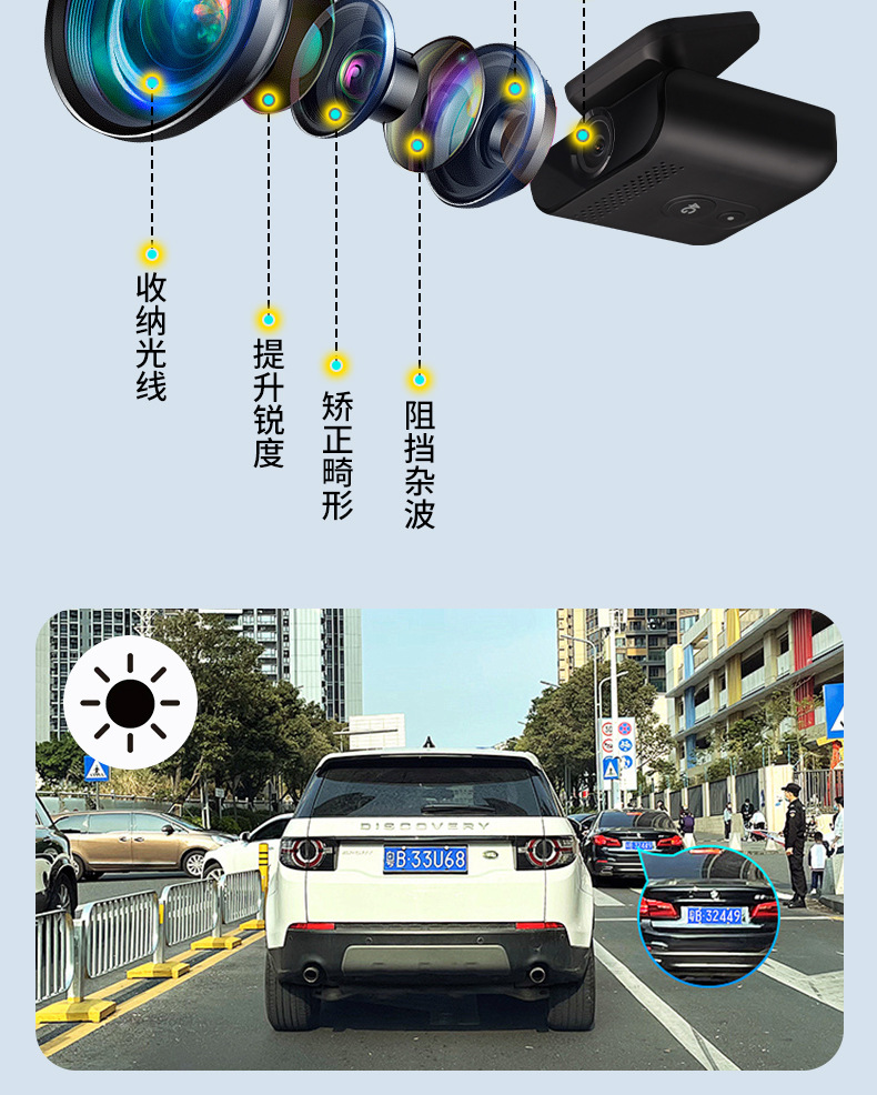 Domestic fleet 4G dashcam with high-definition remote monitoring, smart app, cloud storage, and track tracking vehicle device