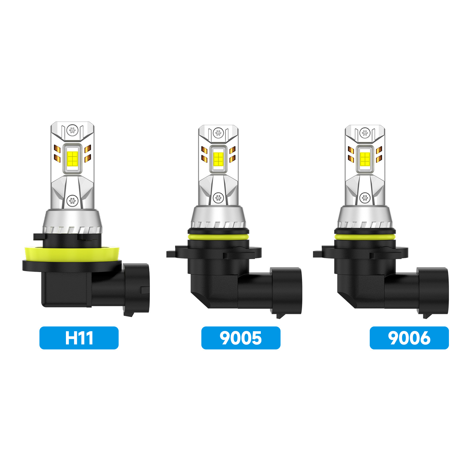 Ventas transfronterizas Amazon faro de automóvil enchufe directo faro H8H9H11HB3HB4 led faro luz de niebla delantera image 5