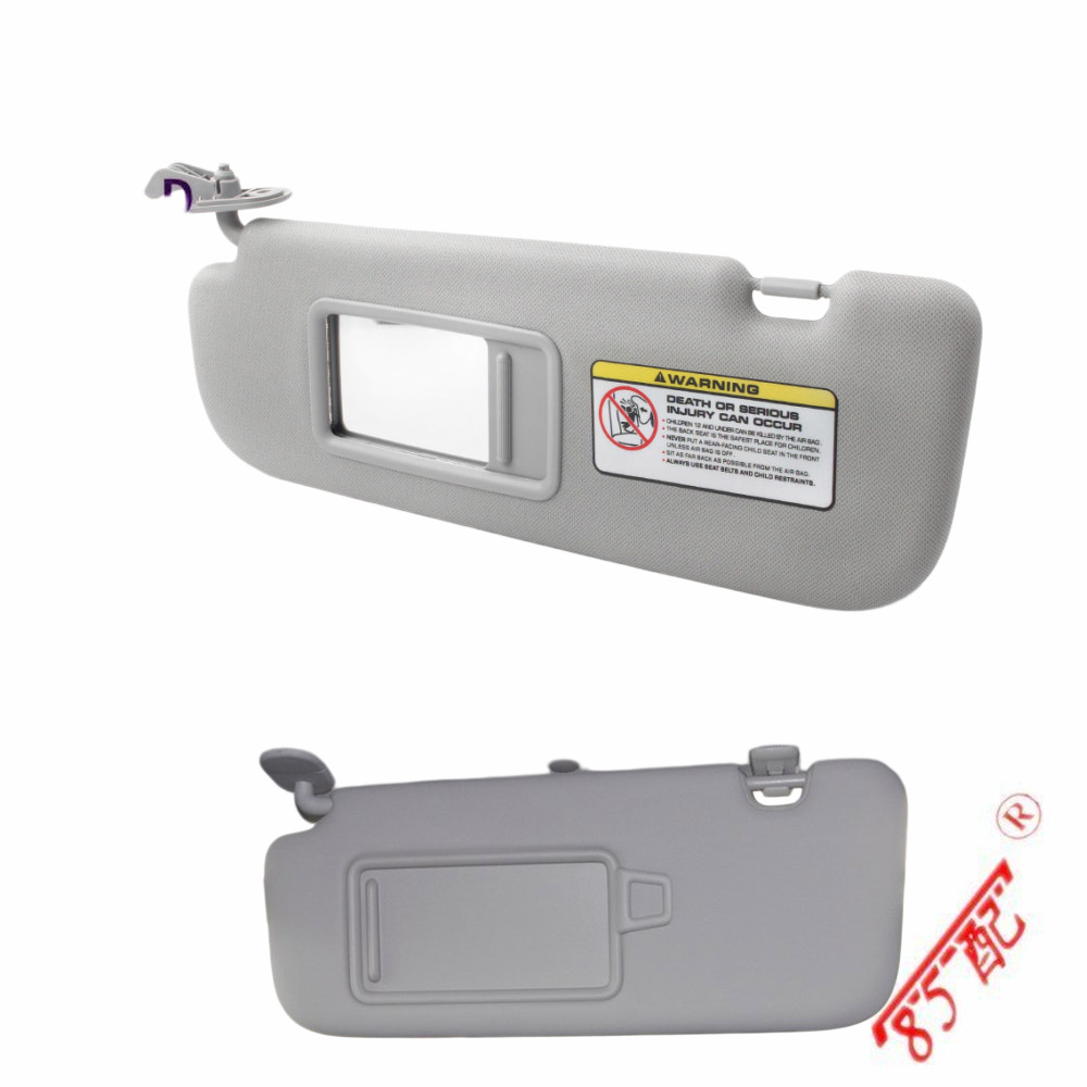 Gray Left Sun Visor 852103X000Tx Suitable for Hyundai Elantra 2011-2015